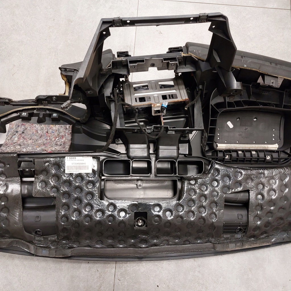 фото №11, Lancia delta панель приладів приладова шкіряний 07354929840