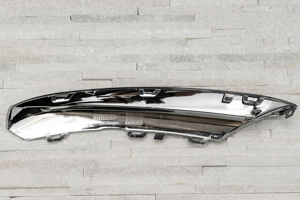 фото №12, Mercedes gl x166 2012-2015 хромированная рамка свет led левая a1668851774