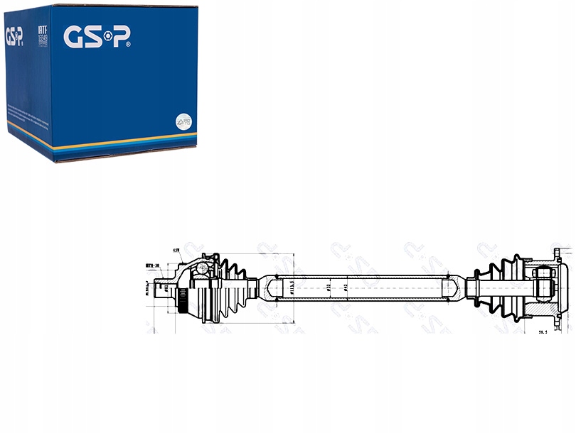Купить Приводной вал приводная gsp 299113 wał audi a6 c5 gsp