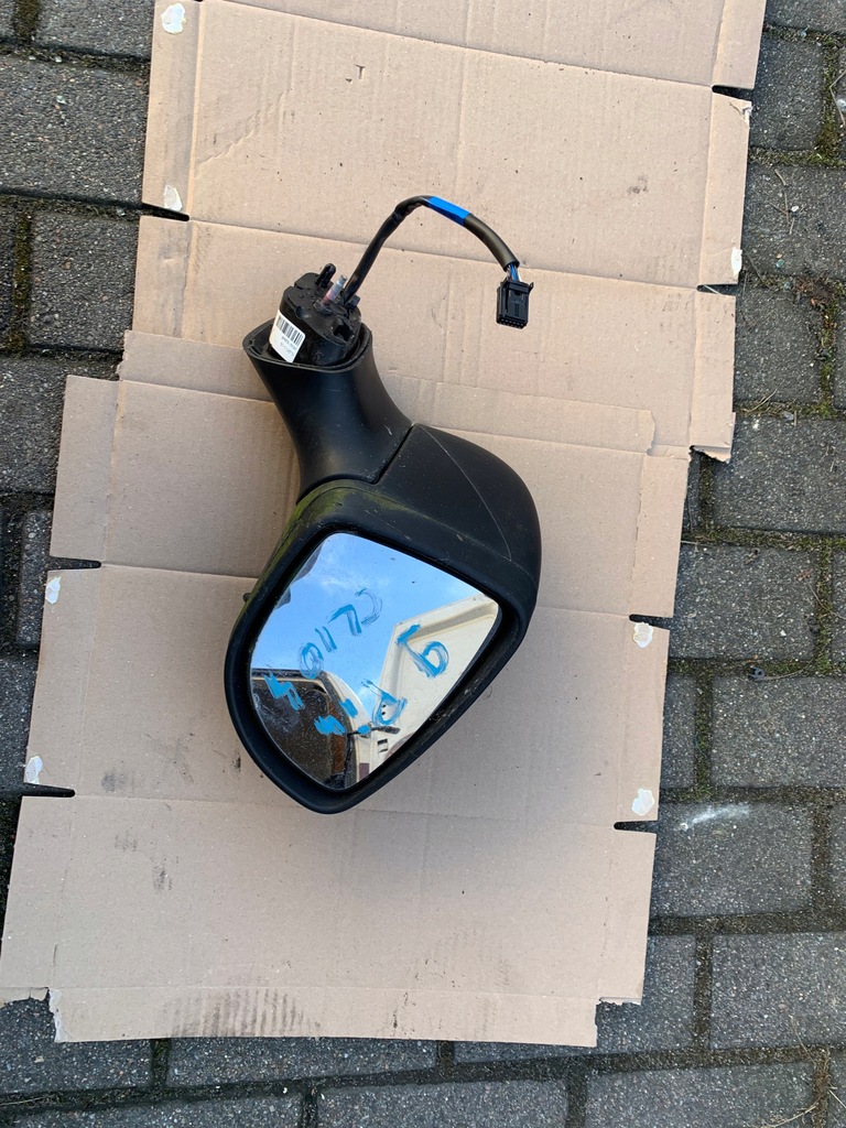 фото №1, Зеркало правое 9 pin renault clio iv 12-16 europa