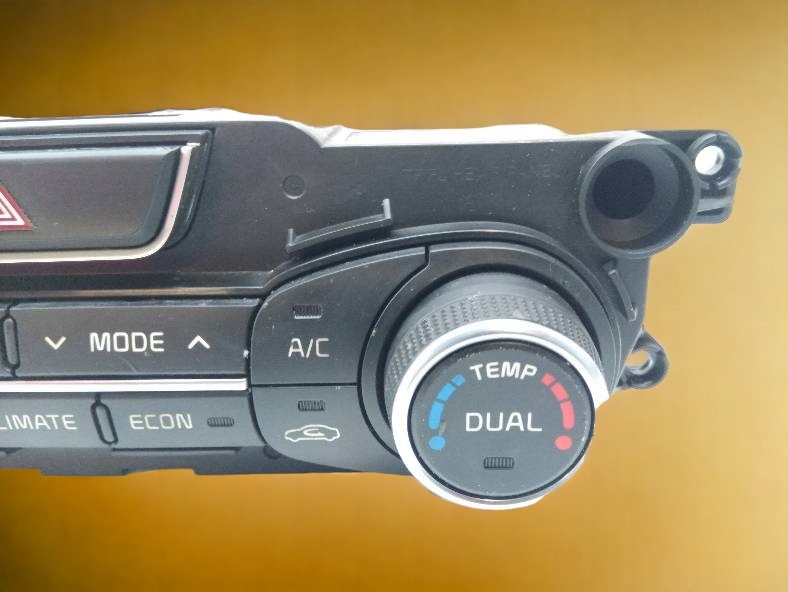 фото №7, Панель обдув słabystan ручки температуры 972504ucf0 kia optima iii