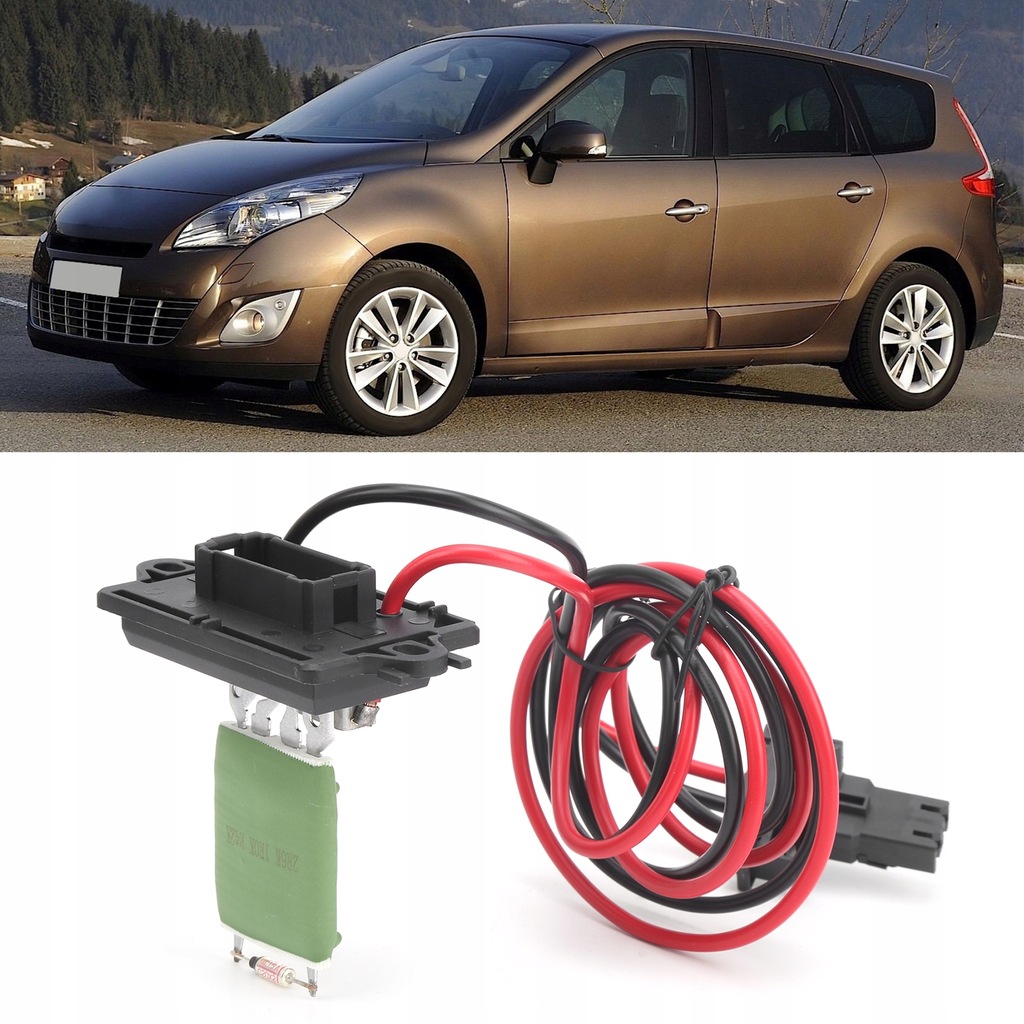 фото №11, Резистор двигуна вентилятор обігрівача 7701207876