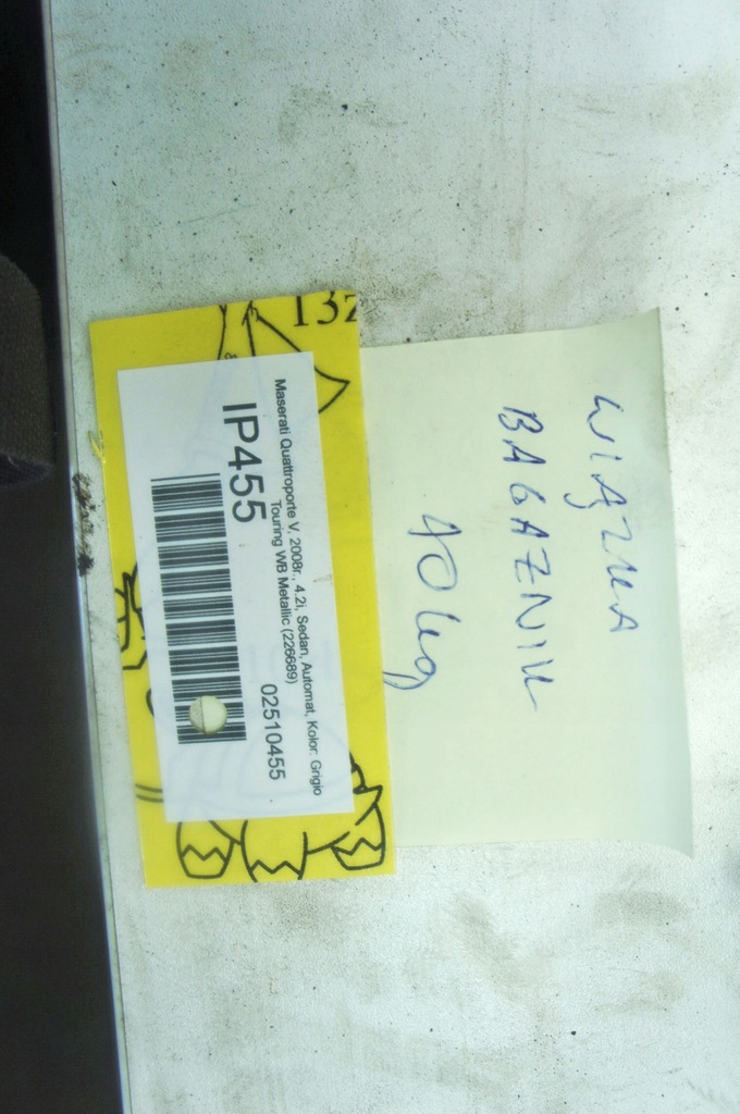 фото №8, Ip455 maserati quattroporte v джгут багажника