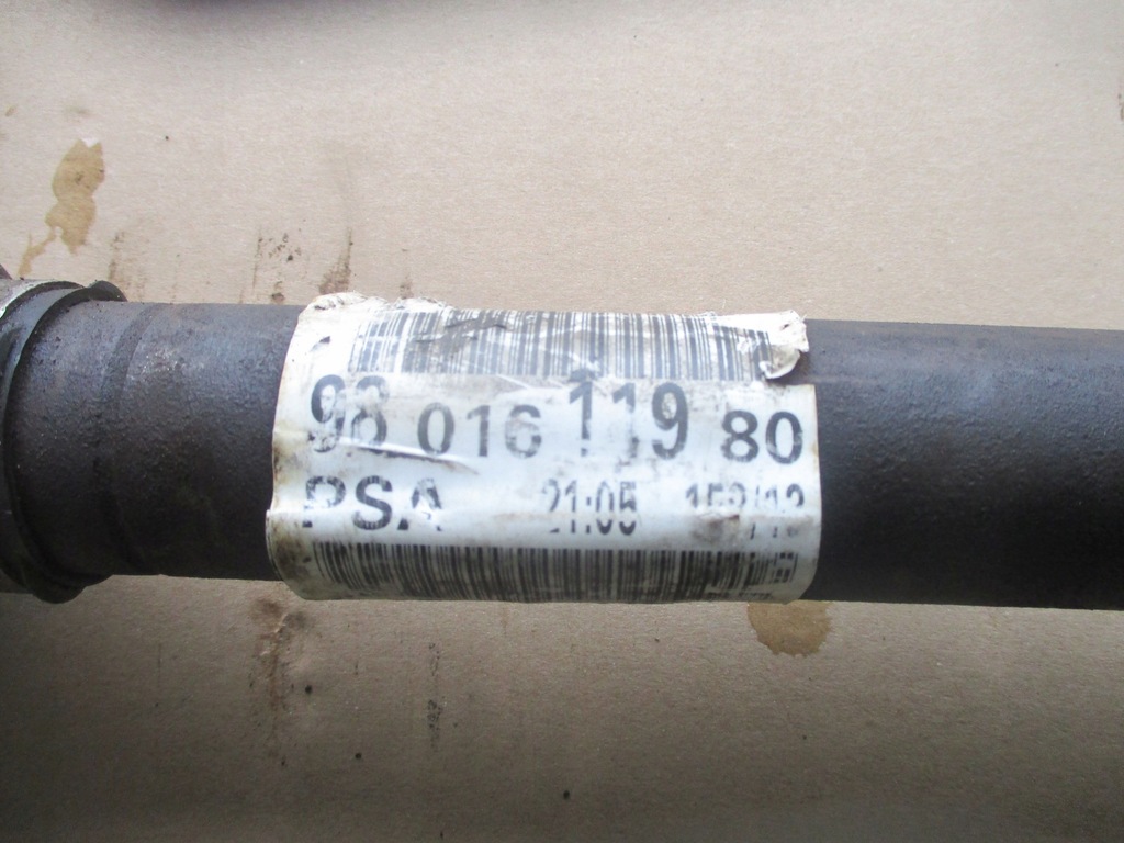 фото №5, Приводной вал левая 9801611980 citroen c5 iii 1.6hdi