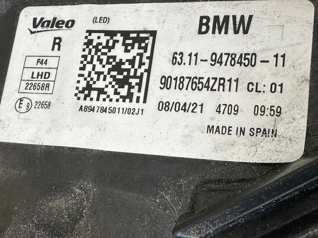 фото №8, Лампа bmw 2 f44 led 9478450