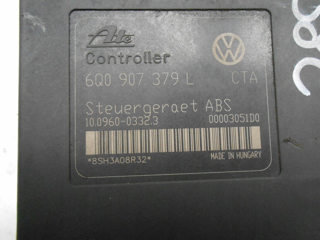 фото №8, Vw polo 9n насос блок управления abs 6q0907379l 6q0614117h