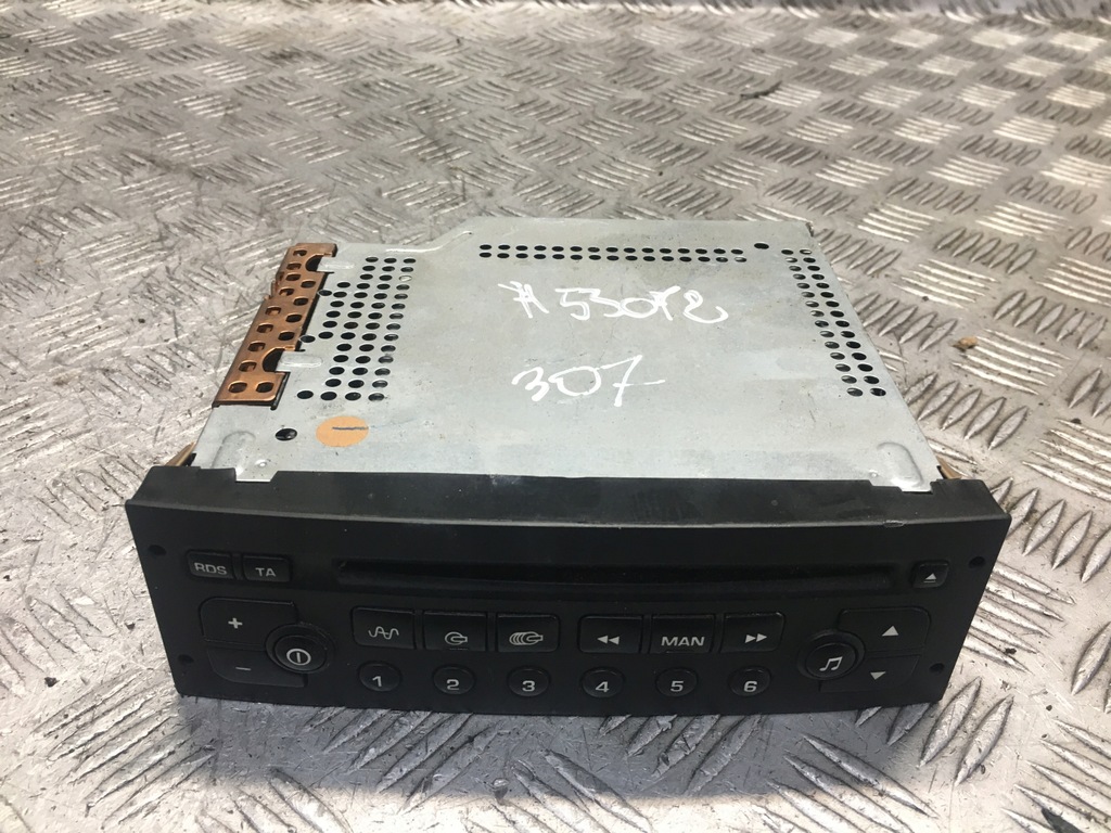фото №1, Peugeot 307 радіо 96488013xt00
