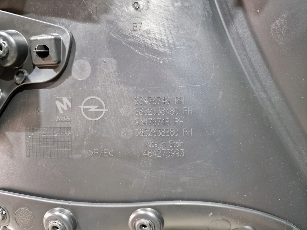 фото №9, Обшивка обивка дверь правый перед opel corsa f