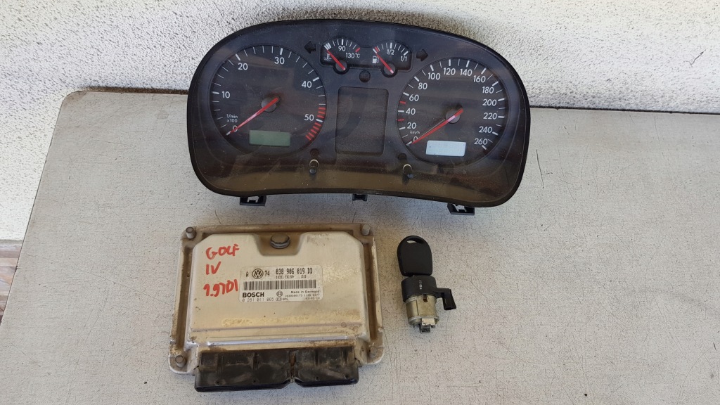 фото №1, Бортовой компьютер набор vw vw golf iv 1.9 tdi