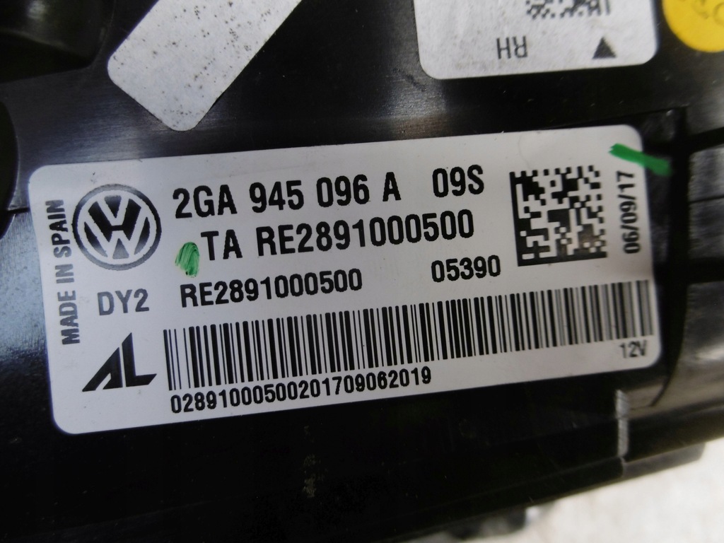 фото №6, Лампа правый задняя vw t-roc europa