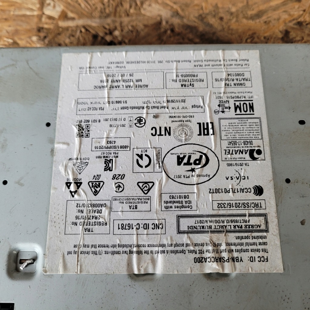 фото №4, Касета навігація радіо psa 9822730180 c3 iii