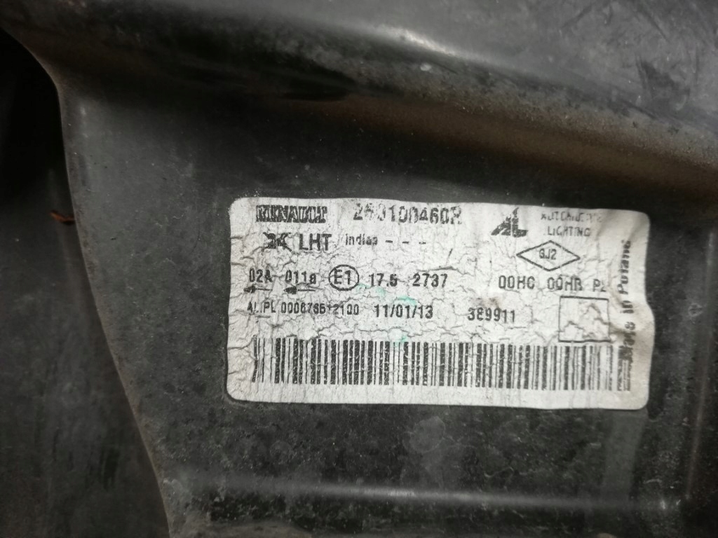 фото №11, Dacia duster i лампа передняя правая anglik