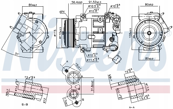 Повітродувка 24v mercedes atego atego 2 01.98- nissens + асистент водія #4 в Україні
