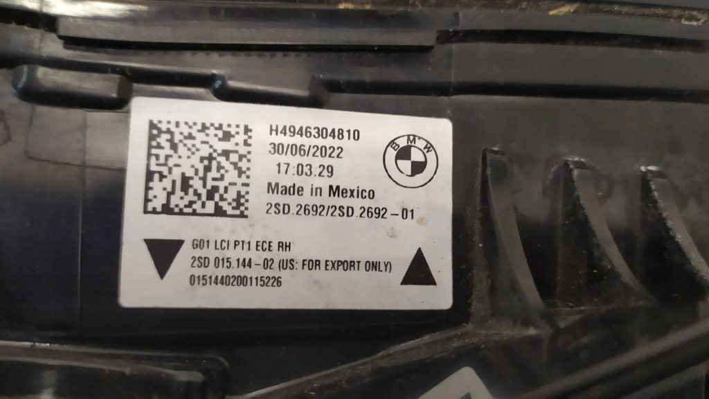 фото №12, Лампа задняя задняя bmw x3 g01