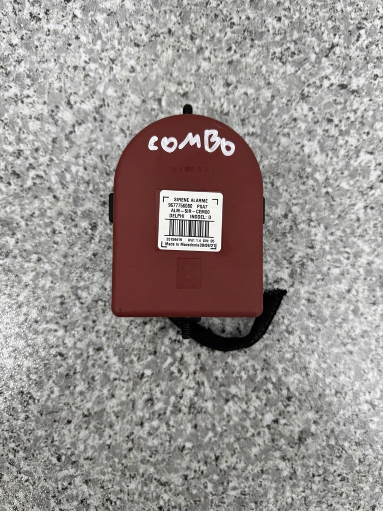 фото №3, Сирена сигнализация combo e iv berlingo iv partner 9677756080