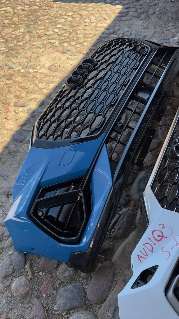 фото №8, Audi q3 83a бампер перед передний s-line решётка sq3 хром