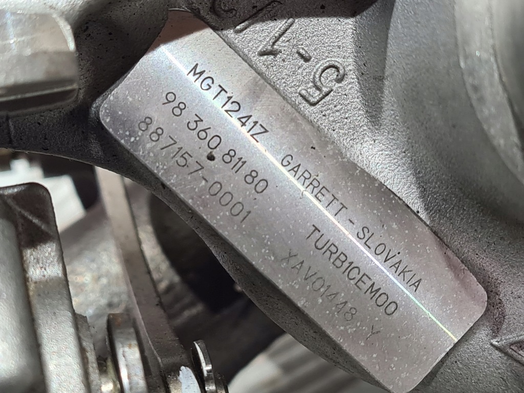 фото №6, Турбина турбонагнетатель turbo opel crossland x grandland x 1.2 turbo