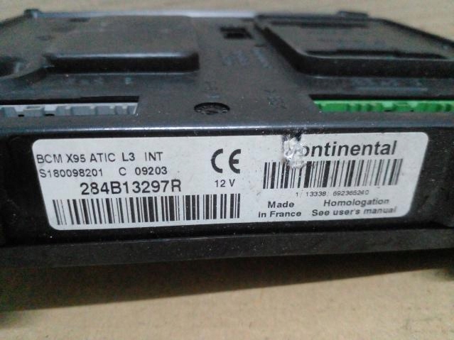 фото №2, Модуль bcm renault scenic iii 1.4 tce 284b13297r