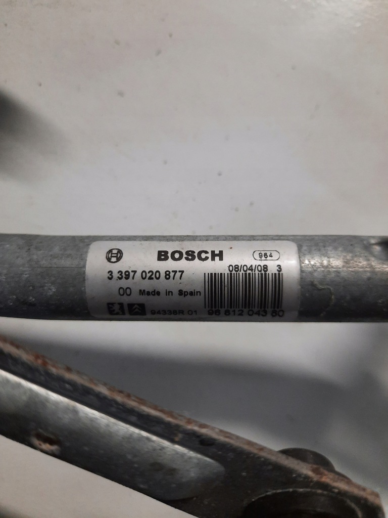 фото №5, Механизм дворник peugeot 207