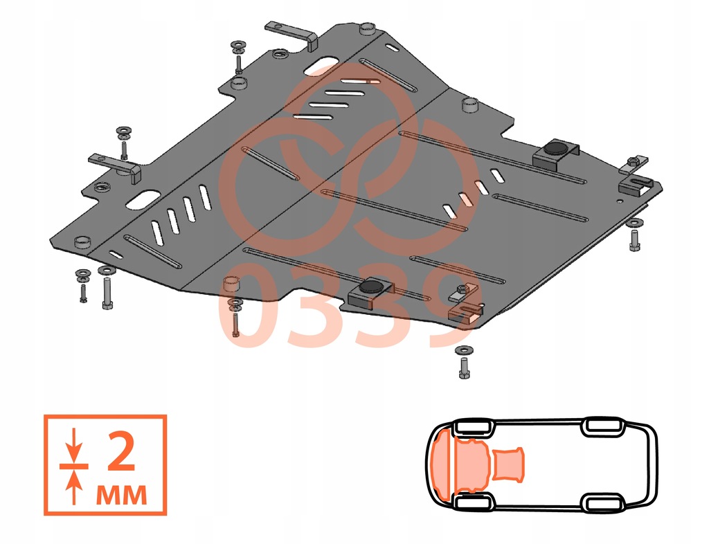 фото №5, Сталевий захист pod двигун renault kangoo