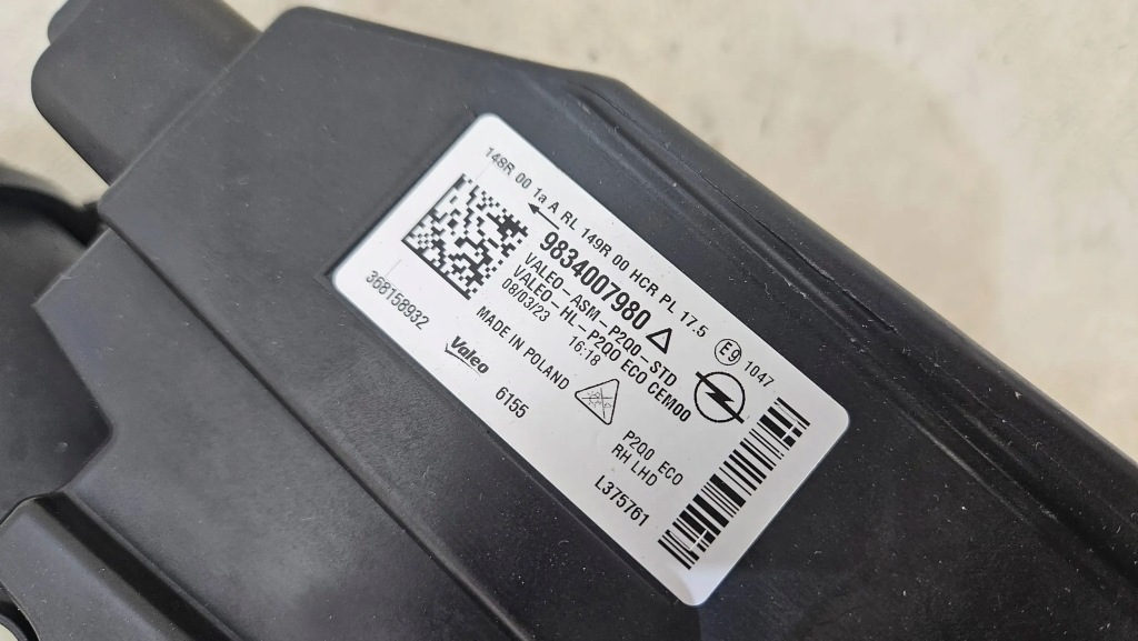 фото №9, Лампа передня ліва права opel mokka b ii full led 9834007980 9834008280