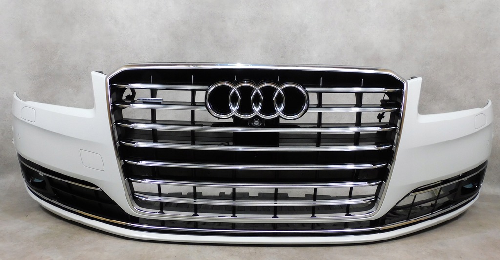 фото №14, Audi a8 d4 4h lift kompletny перед бампер лампы капот pas ls9r matrix