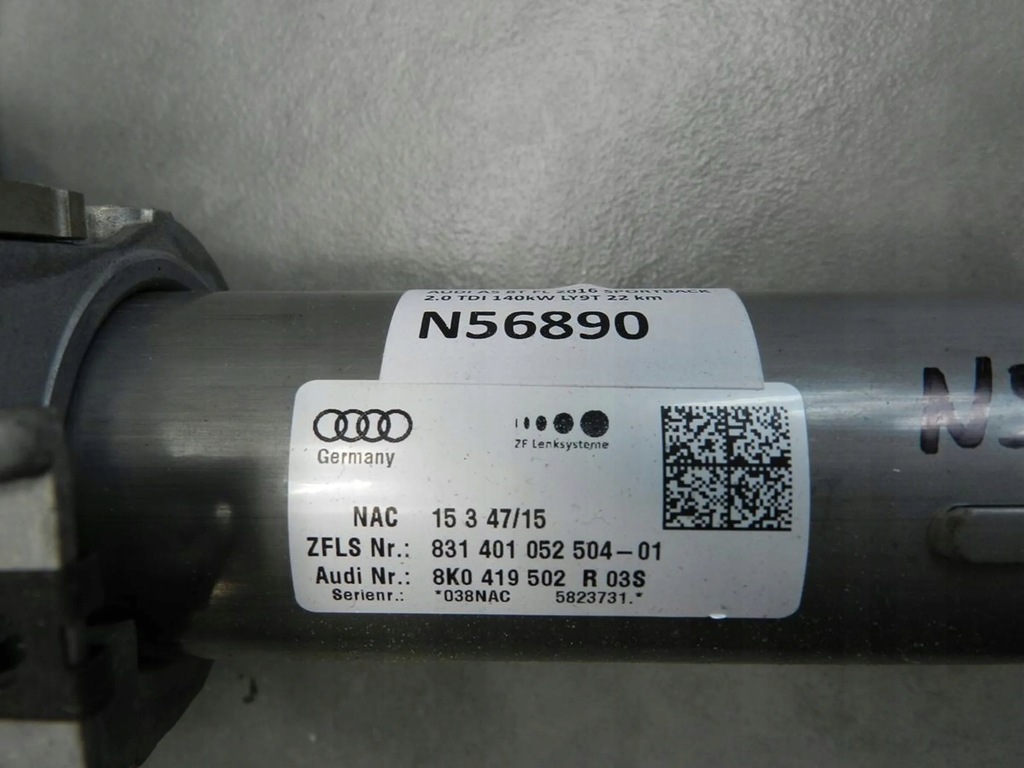 фото №8, Audi a5 8t колонка кермова 8k0419502r