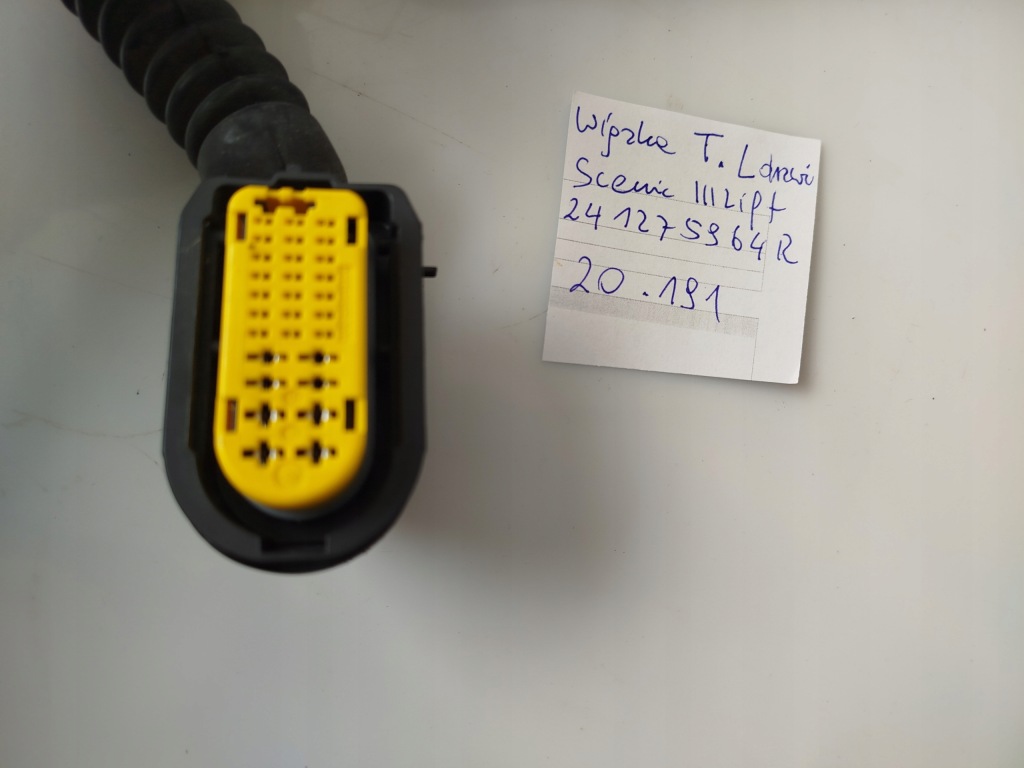 фото №2, Жгут дверь задняя левый renault scenic iii lift 241275964r