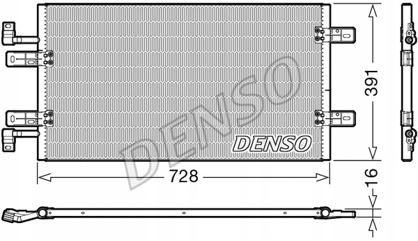 фото №2, Denso dcn20019 конденсатор, кондиционер
