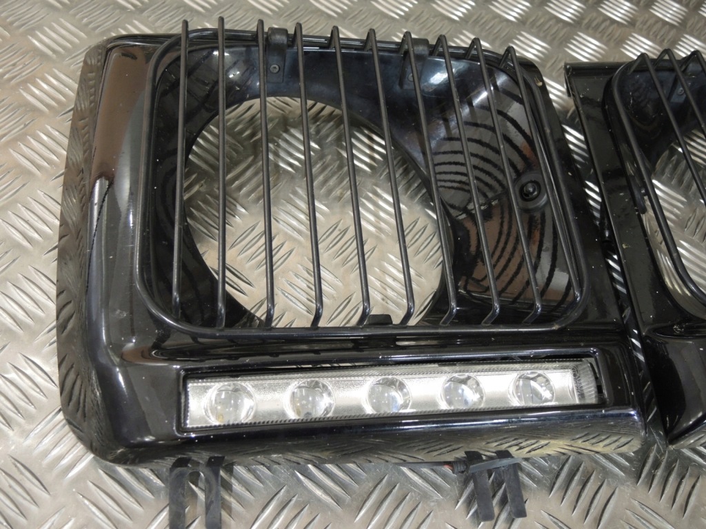 Mercedes g w463 lift защита фара панель фары led Доставка