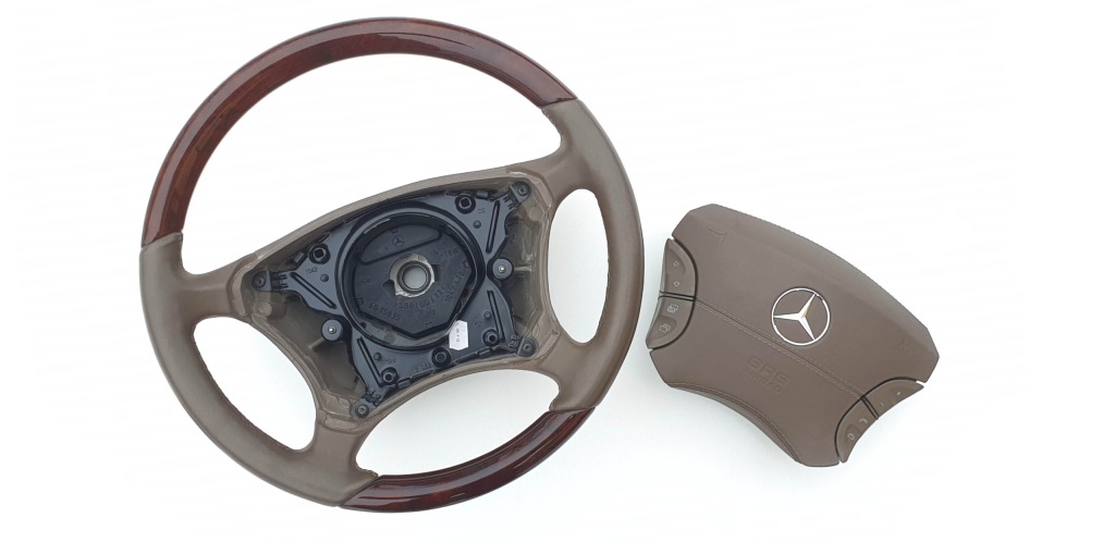 Mercedes w220 sport кермо  шкіряний drewno дерев'яний аксесуарна в Україні