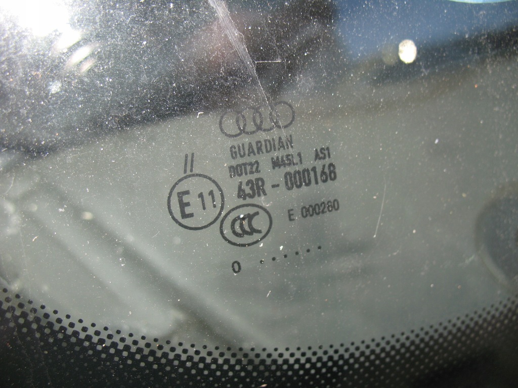 фото №3, Audi a1 8x 2010 r-szyba передняя bez датчик