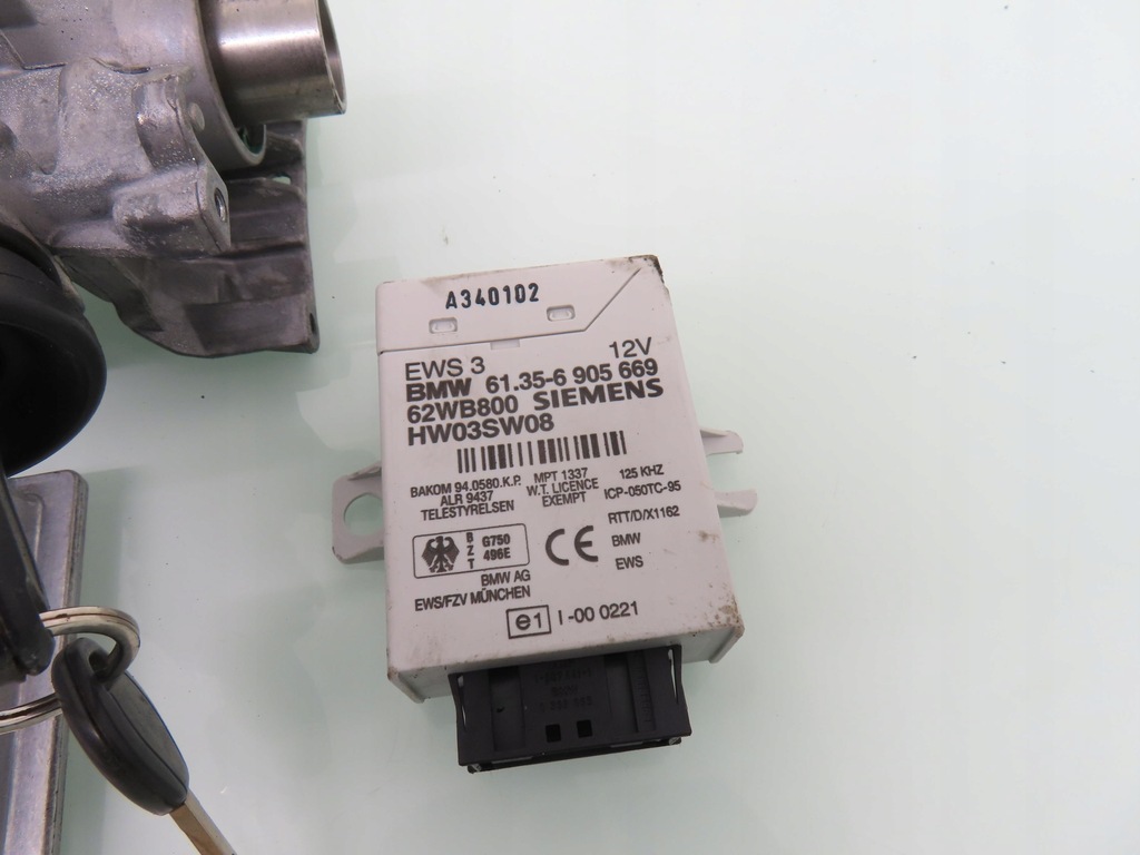 фото №7, Замок зажигания блок управления bmw e46 318 ti n42b20 7523838 0261209005 69143679