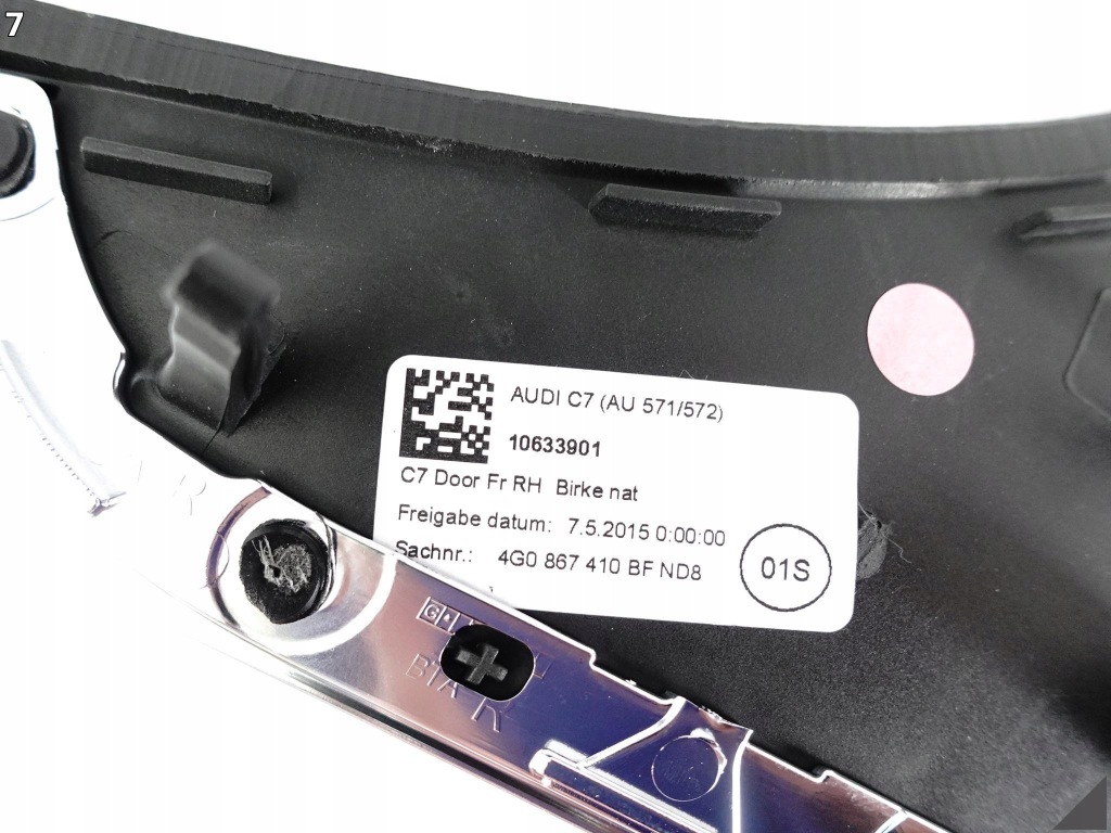 фото №8, Audi a6 s6 4g0 c7 lift 10-18 dekor дверь правых перед хром drewno nd8