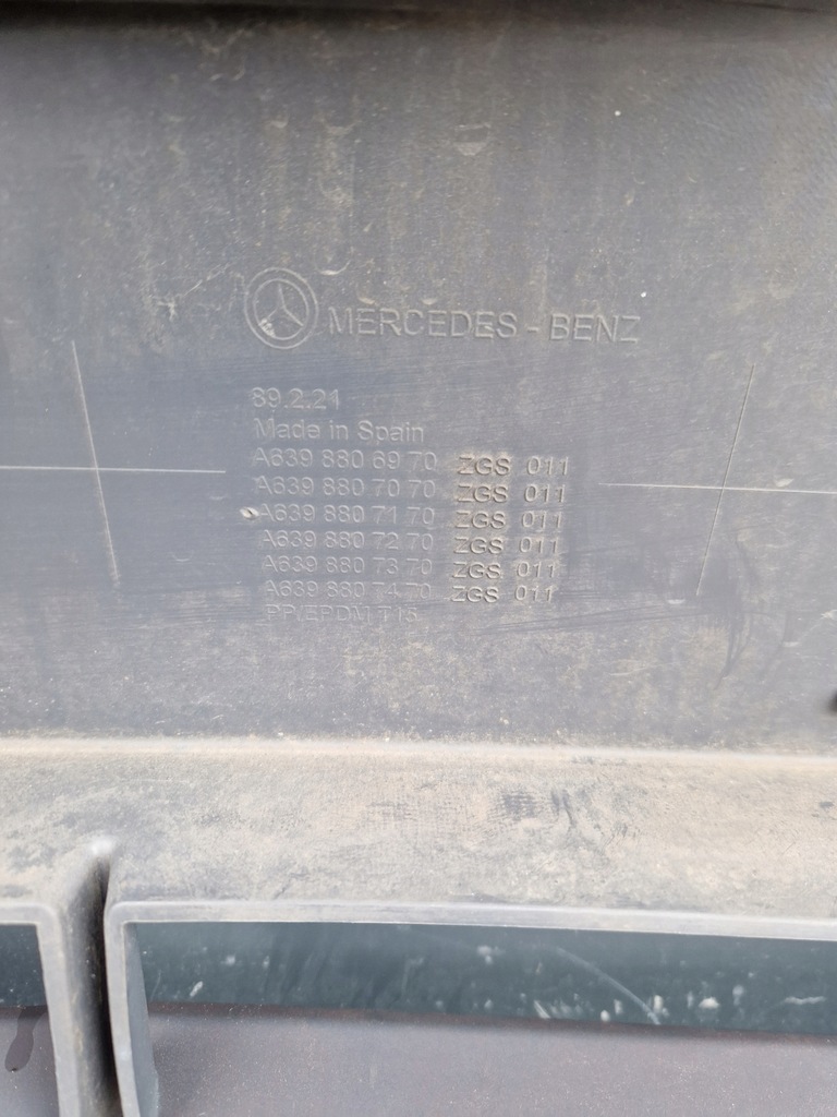 фото №8, Mercedes vito w639 lift бампер перед pdc