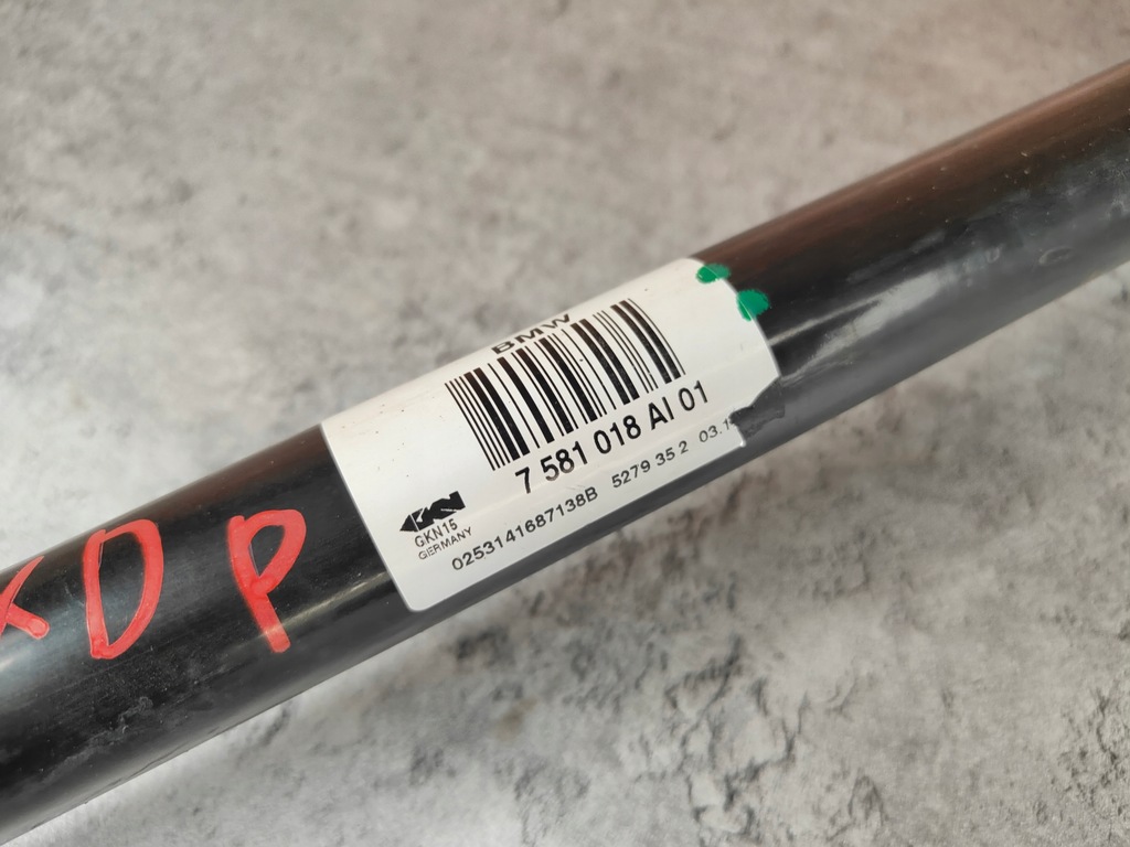 фото №5, Приводной вал правая задняя правый задняя bmw f10 f11 3.0d 3.5d 7581018