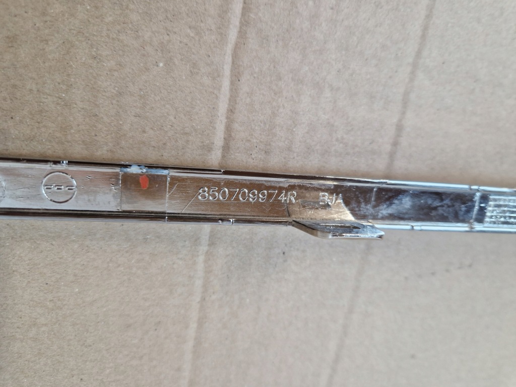 фото №7, Renault clio v 5 молдинг хром бампера заднього задня оригінал 850709974r