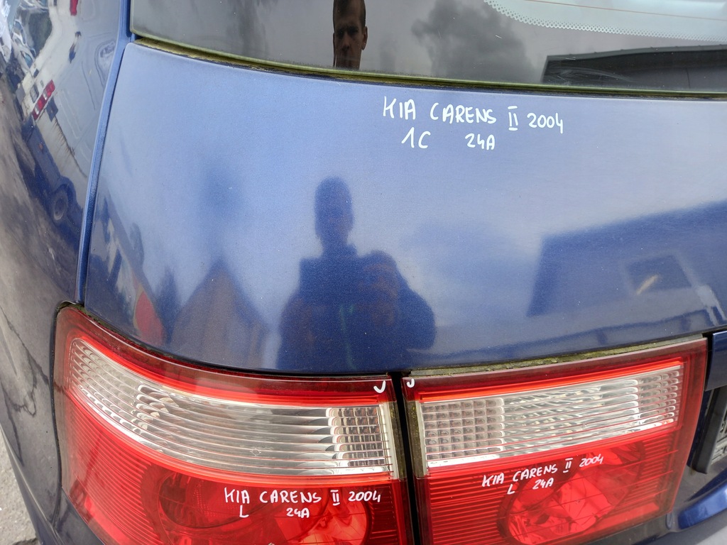 фото №5, Kia carens ii кришка багажника багажника 1c