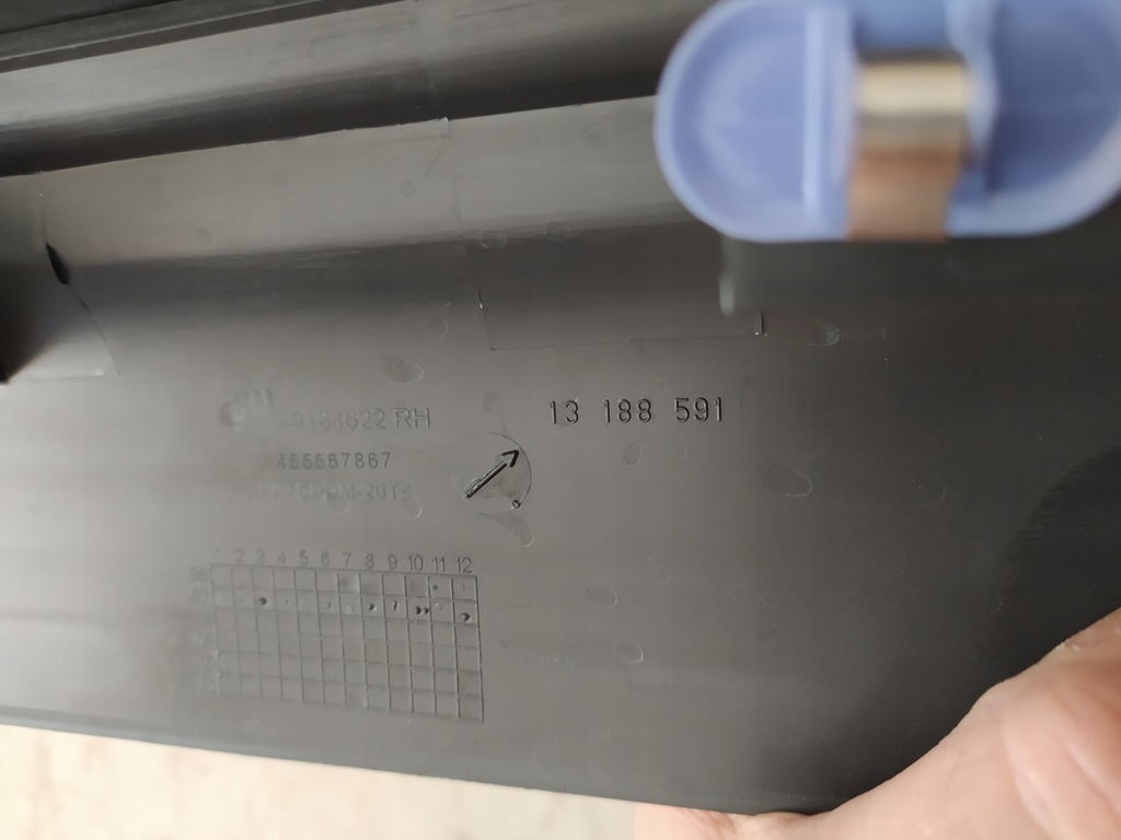 фото №11, Накладка поріг поріг права opel combo c 9184622