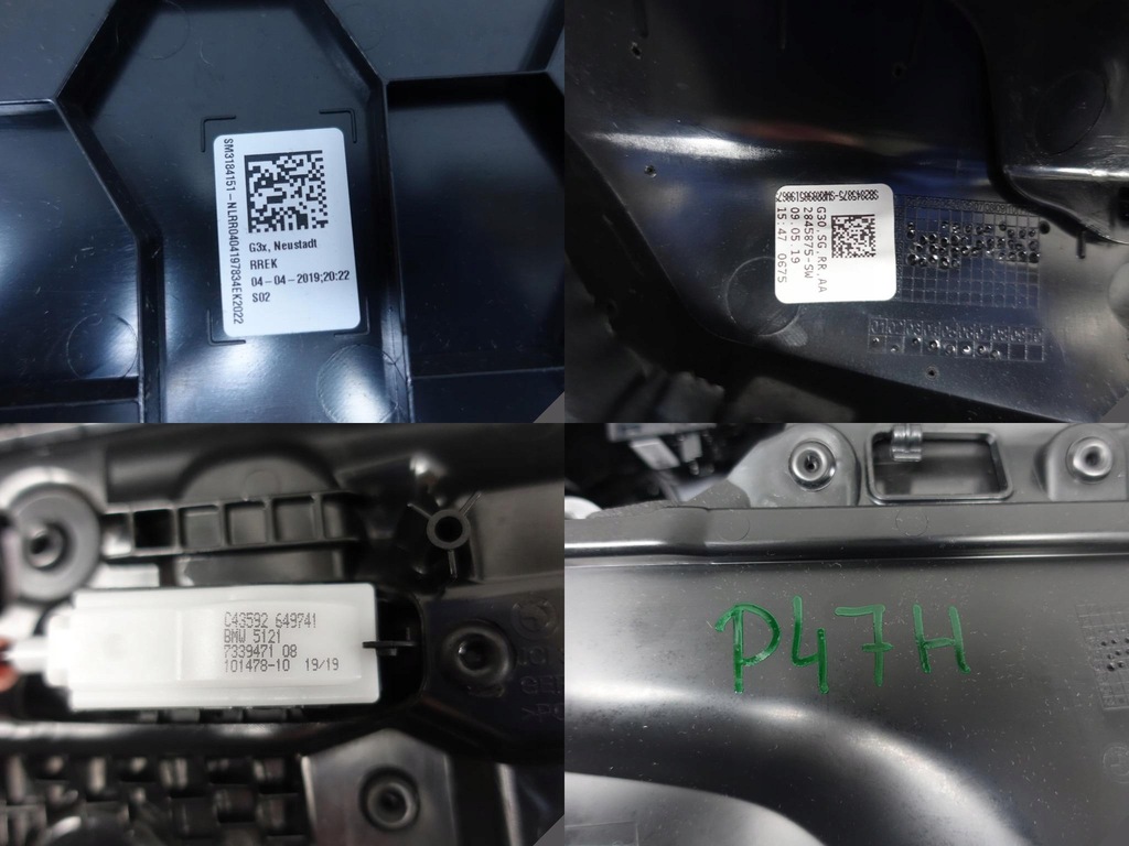 фото №12, Bmw 5 g30 g31 m-pakiet обивка niebieska nić