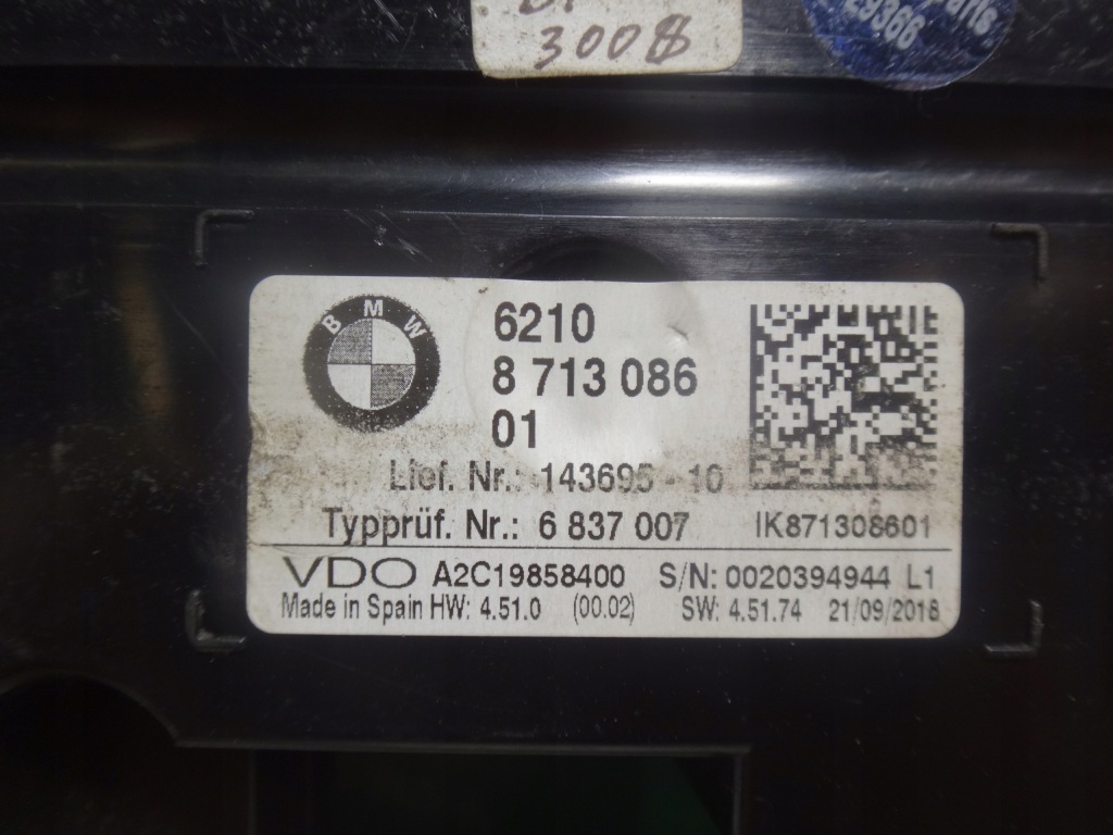 фото №8, Лічильник прилади віртуальний bmw f22 f23 x1 f48 x2 f39 b46 b48 europa