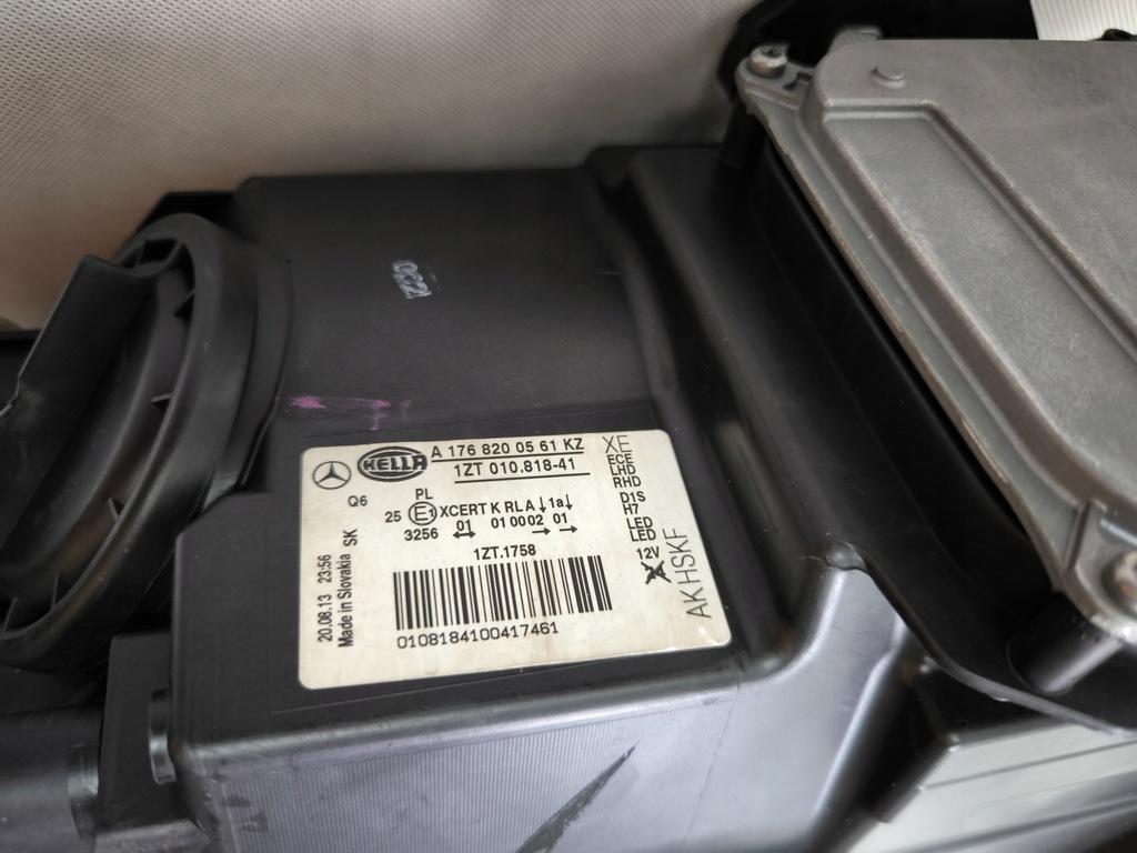 фото №11, Mercedes a klasa 176 ксенон поворотный ils левый правый фара лампа w176