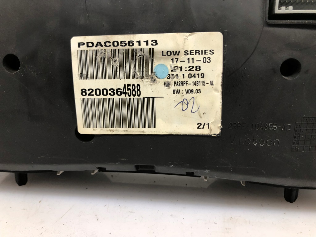 фото №5, Лічильник приладова панель 8200364588 renault