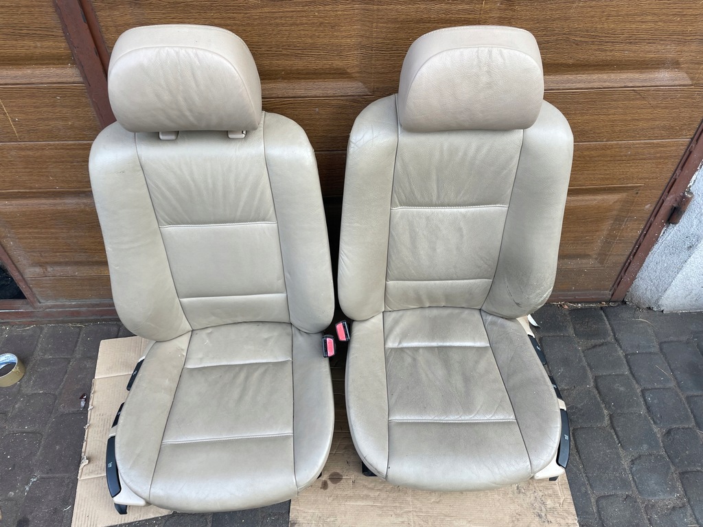 фото №1, Сиденья заднее сиденье bmw e46 kombi кожа кремовый надувной lędziwia