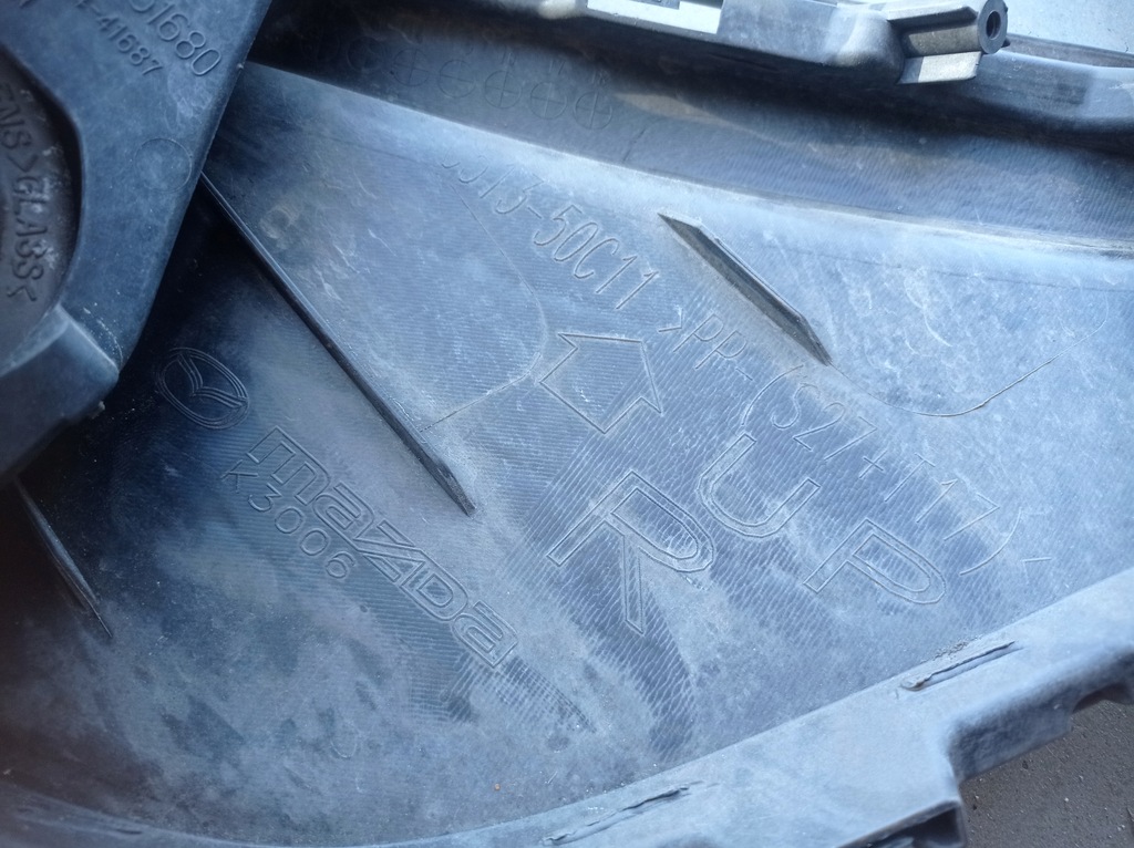 фото №6, Протитуманна фара+ рамка лівий правий mazda 5 cw комплект 10-16