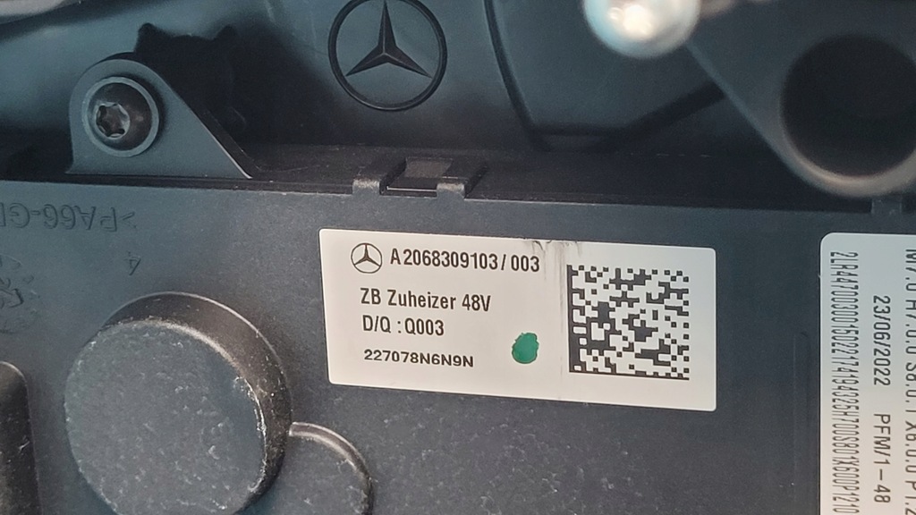 фото №10, Mercedes w206 отопитель воздуходувка a2548305701