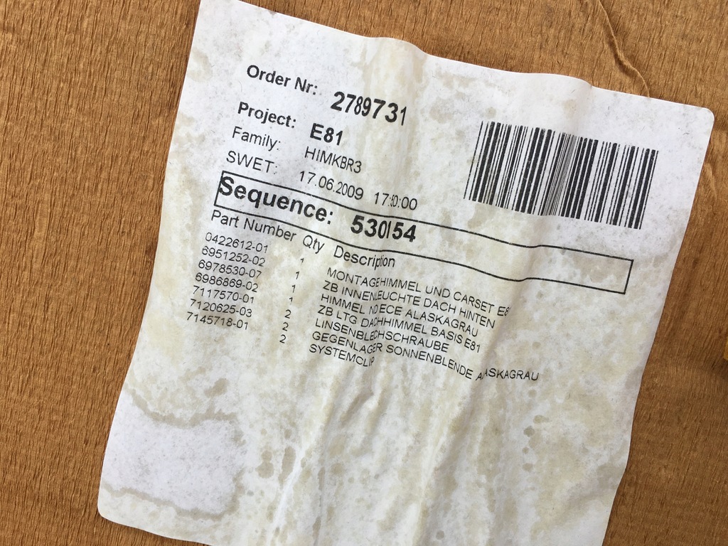 фото №5, Потолок потолок bmw 1 e81 3 дверь