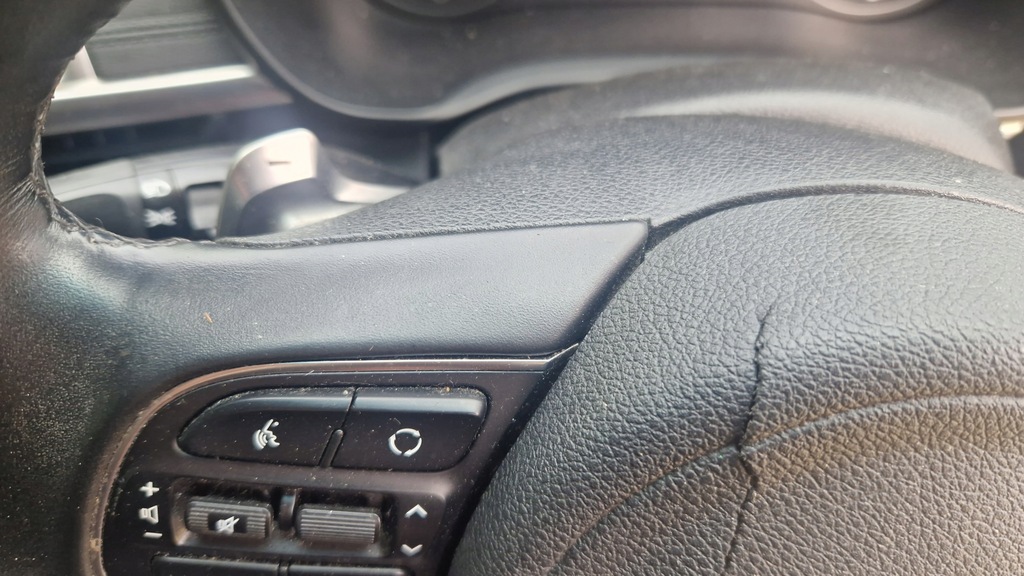 фото №6, Kia optima iv 2016-18 воздуховод кожа подогрев лепестки переключения