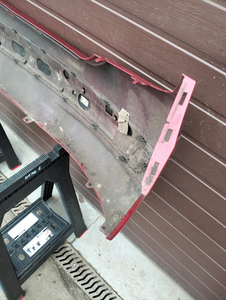 Бампер задній задній peugeot 207 рестайлінг  колір kjcd lata 2009-2012 Зі Шроту