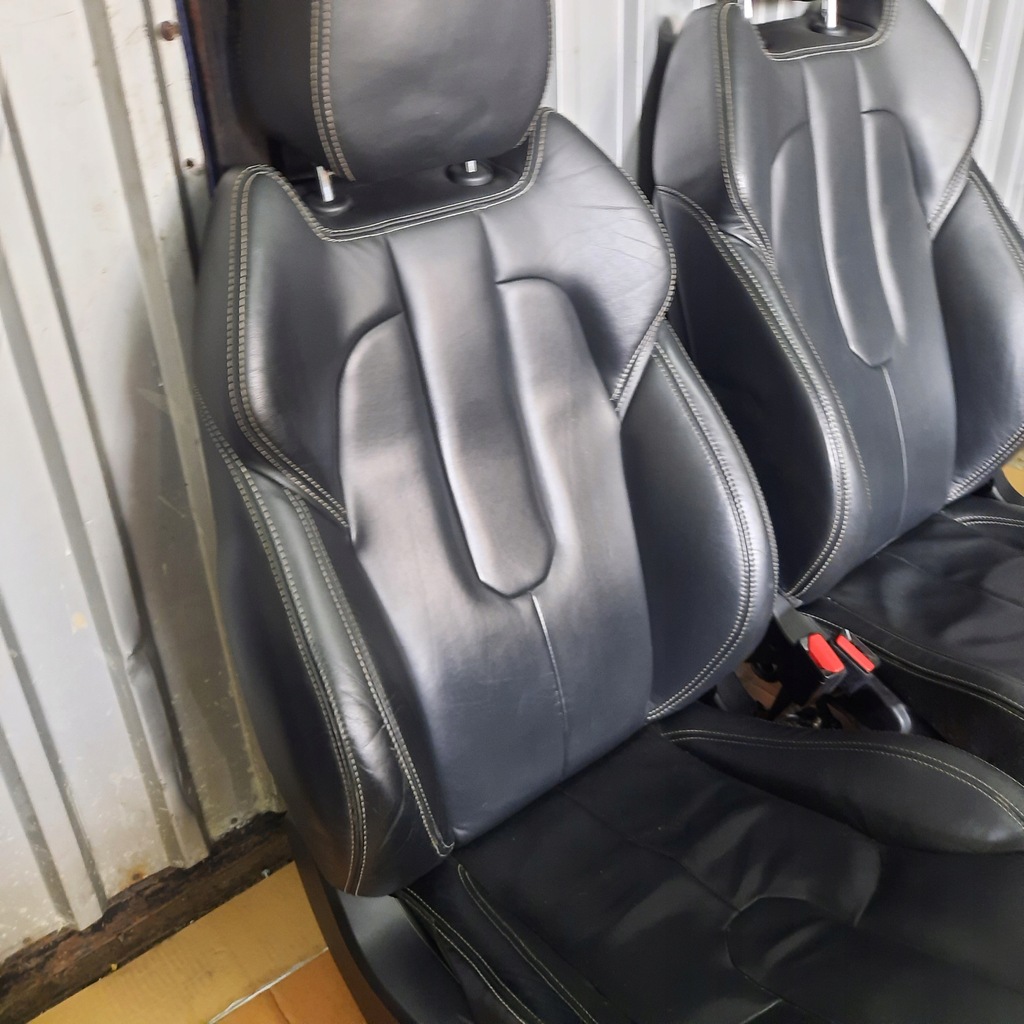 фото №13, Range rover evoque сидіння заднє сидіння шкіра czarna електричний комплект